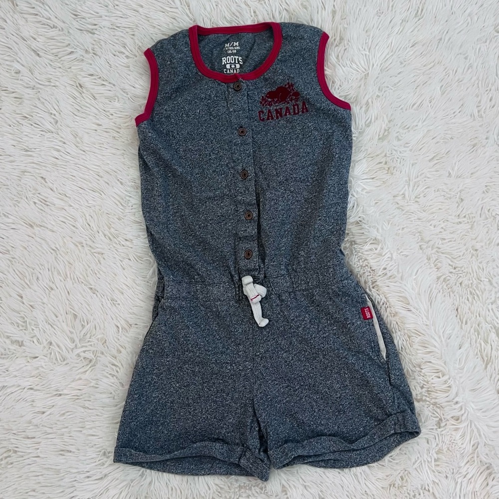 Roots Heather Gray Sleeveless Romper